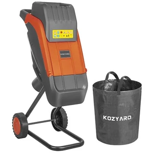 KOZYARD Rapid Garden Shredder 2400W Electric Wood Chipper w/ Collection Bag - Picture 1 of 12