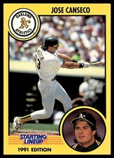 1991 Kenner Starting Lineup Cards #NNO Jose Canseco NRMT or Better