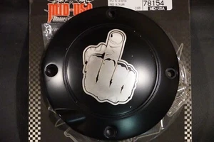 Cubierta Derby embrague primario dedo medio negra 94-03 Harley Sportster 34760-94 - Imagen 1 de 4
