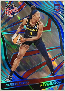 2022 Panini Revolution WNBA QUEEN EGBO Lava ROOKIE #d 3/10 INDIANA FEVER
