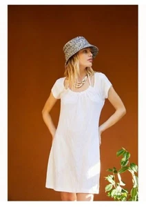 Free People Beachwear XS Vivi Ivory Mini Dress - Picture 1 of 6