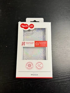 Tech21 12FT Drop Protection Evo Sparkle For Apple iPhone 14 Only - Picture 1 of 3