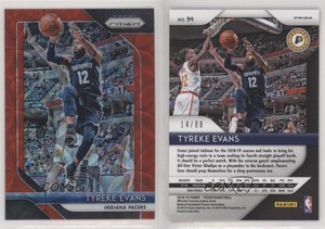 2018-19 Panini Prizm Choice Red Prizm /88 Tyreke Evans #94