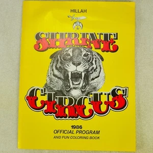 1986 Shrine Circus Official Program and Coloring Book Shriners - Imagen 1 de 12