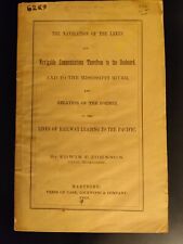 Navigation of the Lakes and Navigable Communications Therefrom 1866 1st Ed.