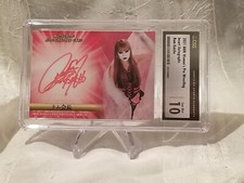 Ram Kaicho 2021 BBM Insert Auto Holo Red  #02/50 CSG 10/10 GEM Mint! Stardom