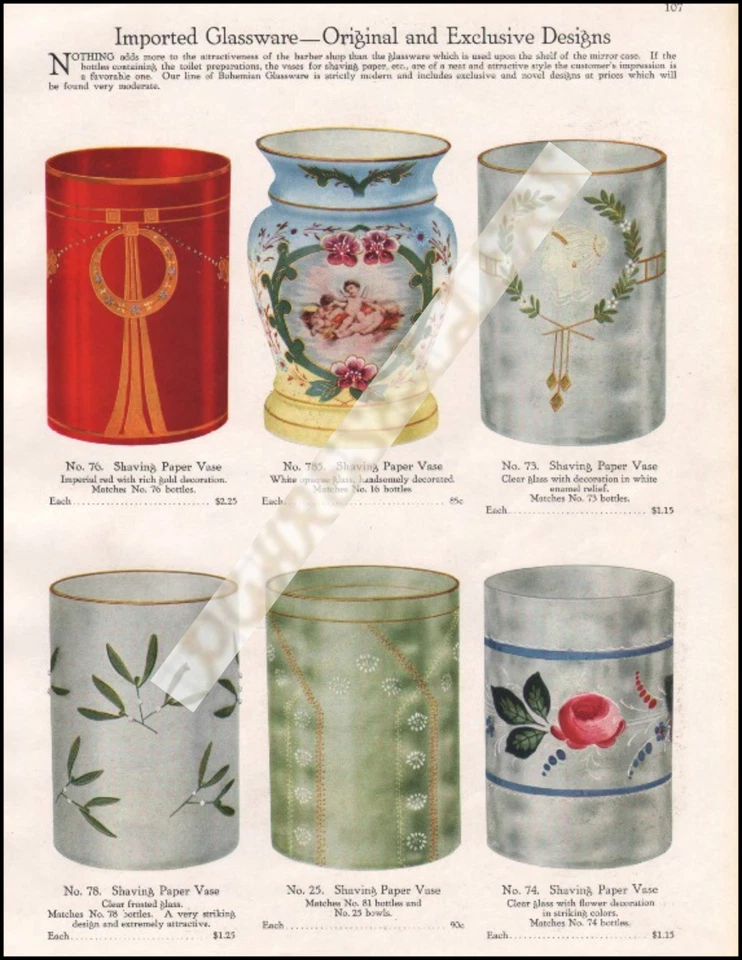 Vintage Dickson Barber Magazine Advertisement Catalog Photographic Print 8.5x11" - Image 1 of 1