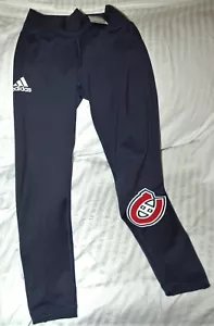 Montreal Canadiens Adidas leggings donna TAGLIA SMALL NUOVI, CON ETICHETTE NHL blu - Foto 1 di 3
