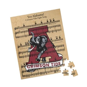 Yea Alabama Fight Song Art Football Roll Tide Puzzle Gift Idea 110, 252, 520 pc - Picture 1 of 4