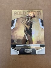 2016 Certified Football Gold Team #19 Jared Goff Rookie Card Los Angeles Rams RC