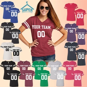 Customized Shirt LADY Personalized Football Jersey Name Number Team Jersey CTN - Picture 1 of 21