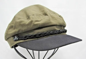 Obey Green Flat Cap Military Style Hat Adjustable Strap Back - Picture 1 of 12