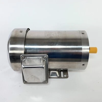 Leeson 191488.00 Washguard SST Washdown Motor 1.5HP 3 Phase 208-230/460 - Image 1 of 4