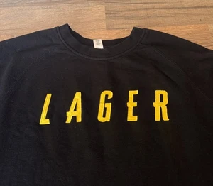 Lager Appliqué Embroidered Sweatshirt Men’s XL Black Devils Backbone Brewing  - Picture 1 of 10