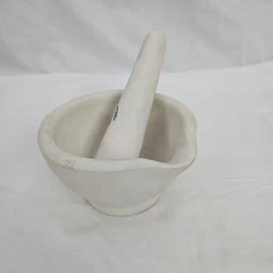 Vintage - Mason Cash - Keramik Mörserschale & Stößel 4" Schüssel - keine Risse - Bild 1 von 14