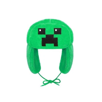 Juego Dibujos Animados Anime Minecraft Creeper Ushanka Sombrero Lindo Y2K Cálido Invierno Sombrero Foto 1 de 4