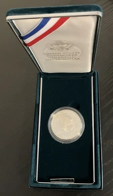 1990 Eisenhower Centennial Proof Silver Dollar Commemorative - Image 1 of 4