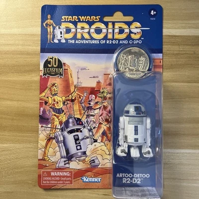 "Figura de colección de Hasbro R2-D2 Star Wars The Adventures of R2-D2 y C-3PO 2,5""" Foto 1 de 4