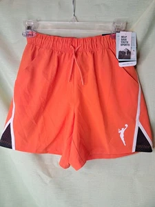 #245 NWT DSG Authentic WNBA Girls Orange Basketball Shorts Size M (10-12) - Picture 1 of 6
