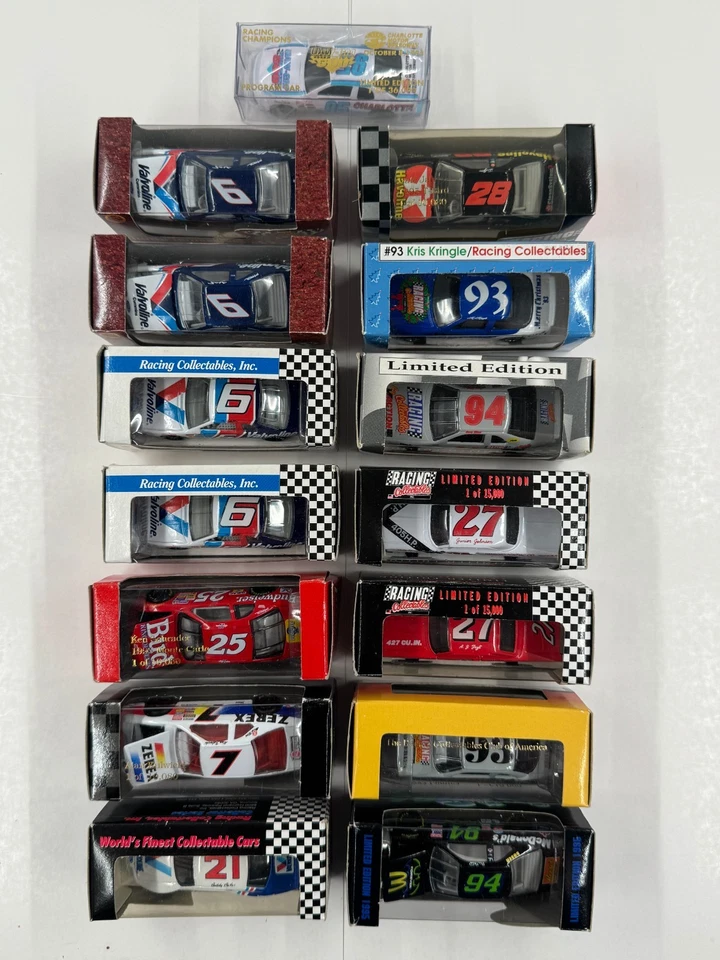 Lot of 15 Diecast Nascar Cars Limited Edition Action Performance RCCA AJ Foyt - Image 1 of 4