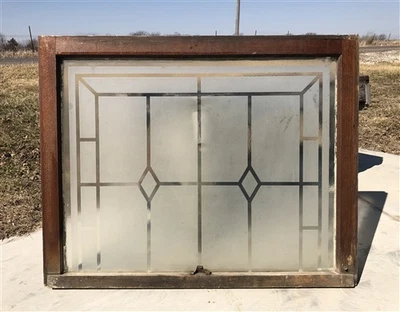 Vidro transparente fosco gravado janela de igreja vintage, vidro de arte arquitetônica, H, - Imagem 1 de 4