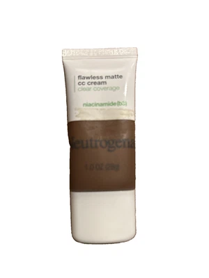 Nuetrogena Flawless Matte CC Cream Sealed Sienna Full Coverage NEW - Image 1 of 4