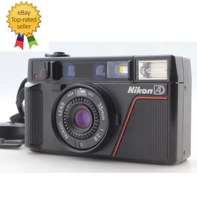 【NEAR MINT】 Nikon L35 AD ISO 1000 Pikaichi Point & Shoot Film Camera From JAPAN - Image 1 of 4