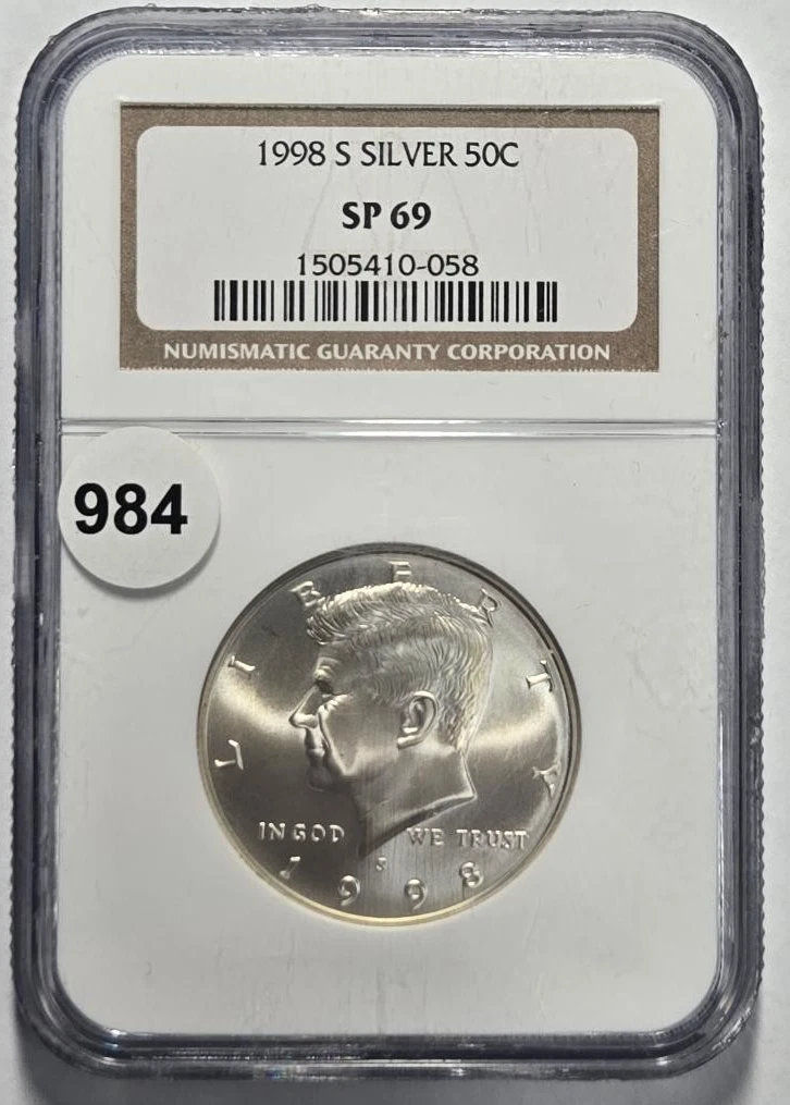 Silver Grade MS 69 Kennedy US Half Dollars (1964-Now) for sale | eBay