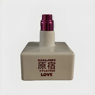 NOVO Harajuku Lovers Love Feminino Eau de Parfum 1,7 oz 50 ml frasco testador sem tampa - Imagem 1 de 3