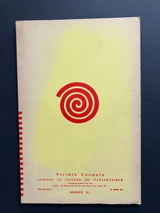 " Dossiers Acénonètes du Collège de 'Pataphysique n° 21 " 1962 torma - Picture 1 of 1