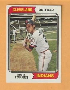 Rusty Torres Cleveland Indians 1974 Topps #499 Aguadilla Puerto Rico - Imagen 1 de 2