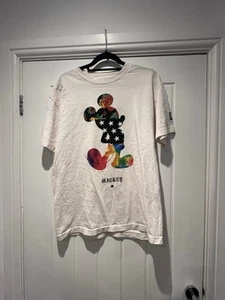 Disney X NEFF Cream Graphic Print Mickey Mouse T-Shirt Men’s Size M - Picture 1 of 5