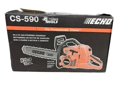 Echo CS-590-20 20” Timber Wolf 59.8 Cc Gas Chain Saw - Image 1 of 4