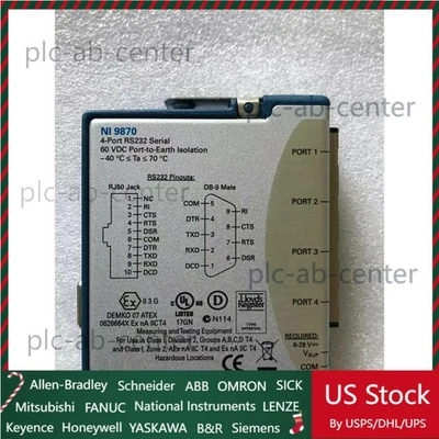 US Free TAX NEW NI NI-9870 NI 9870 C Series Serial Interface. - Image 1 of 3