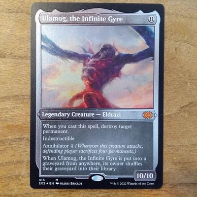 Ulamog Etched Foil MTG Magic The Gathering English Used - Image 1 of 3