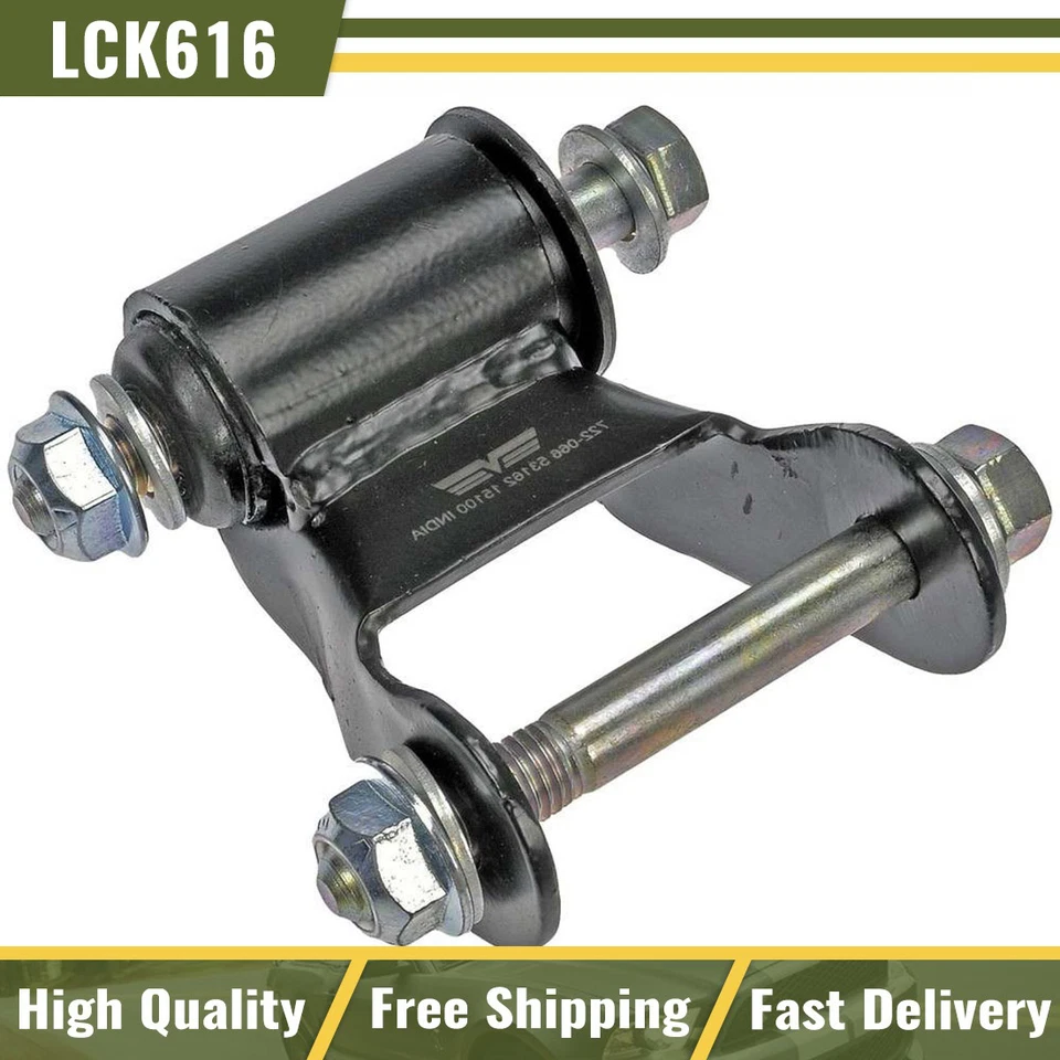 Kit de reparo de manilha de mola de folha traseira lado do motorista ou passageiro para Chevy GMC - Imagem 1 de 4