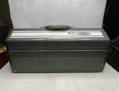 Vintage Metal Simonsen Mechanics Tool Box  19” X 7” X 8.5” No Tray #60651 - Image 1 of 4