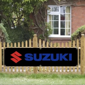 Suzuki Banner Fahne Flagge flag Merch Werkstatt Neu - Bild 1 von 7