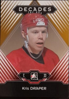 2013 - 2014 ITG Kris Draper Decades The 90's Gold /30 #91 Hockey Card - Image 1 of 2