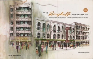 Postal 12575,4 The Berghoff Restaurant Chicago Illinois IL 1970 PM - Imagen 1 de 7