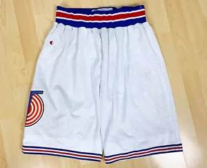 Champion Looney Tunes Tune Squad Mens White Space Jam Basketball Team Shorts M - Picture 1 of 7