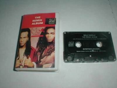 Milli Vanilli REMIX IIndia Indian Cassette Tape '1990 Soul Pop Dance CLAMSHELL - Image 1 of 4
