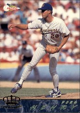 1994 Pacific Milwaukee Brewers Baseball Card #330 Doug Henry