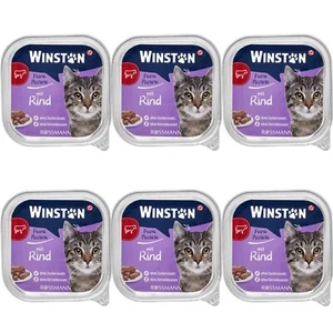 6 x 100 g | Winston Schlemmer-Menü mit Rind ohne Getreidezusatz & Zuckerzusatz - Bild 1 von 3