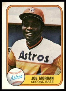 1981 Fleer #78 Joe Morgan Houston Astros Baseball - Picture 1 of 2