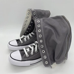 Converse Women's Chuck Taylor All Star XX-HI Knee-High Shoes A12319C Gray Size 9 - Picture 1 of 6