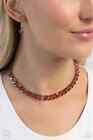 Collier paparazzi STRASS RITZY CHOKER rouge