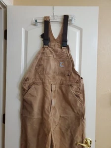 Carhartt FR Cat2 Size 40x32 Tan NFPA 2112 Overalls *READ DESCRIPTION* - Picture 1 of 12