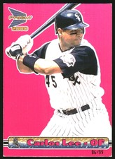 2000 Pacific Prism Holographic Purple #32 Carlos Lee /99