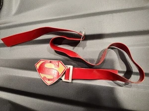 Cinturón y hebilla Superman 1954-56 Kellogg's Corn Flakes cereal premium difícil de encontrar - Imagen 1 de 4